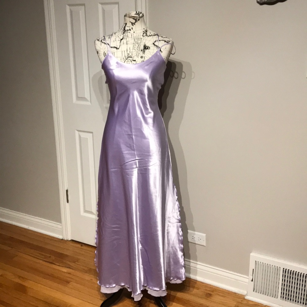Satin Vintage y2k Coquette Colorful Coastal Pastel Slip Minimalist Feminine S